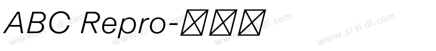 ABC Repro字体转换 ABC Repro字体转换